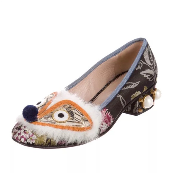 Gucci Kimberly embellished Heels Sz 39.5 - Picture 1 of 11